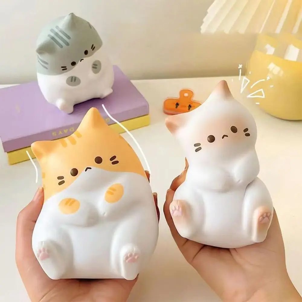 Katze Stress Relief Squishy Spielzeug PU Langsam Steigende Squeeze Spielzeug Anti-Stress-Ball Cartoon Tisch Ornamente Squishy Stress Reliever Spielzeug
