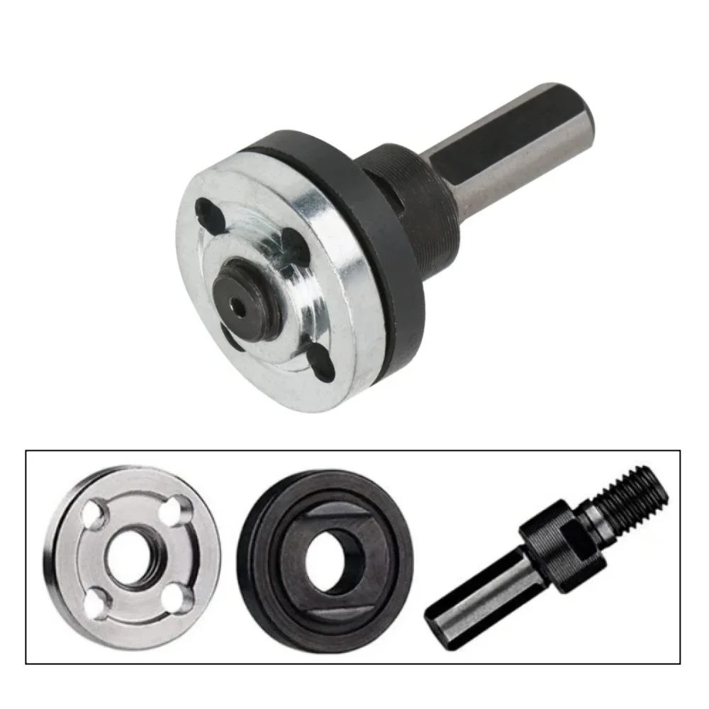 10mm Elektrobohrer zu Winkelschleifer Konverter-Adapter-Set Schleif- und Trennscheiben Zubehör für Elektrowerkzeuge
