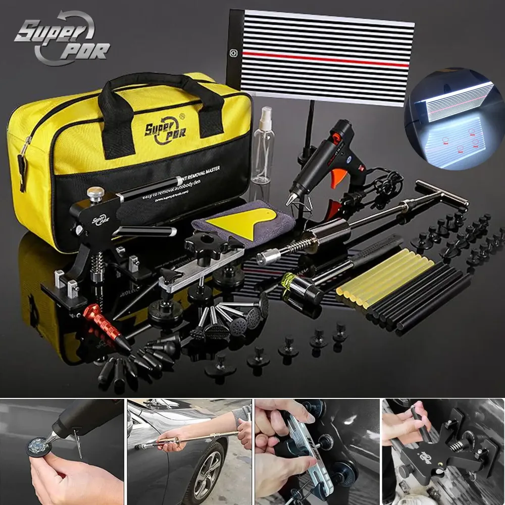 Super PDR Auto Körper Paintless Dent Repair Tool Auto Hagel Dent Removal Kits Professionelle Dent Puller werkzeuge