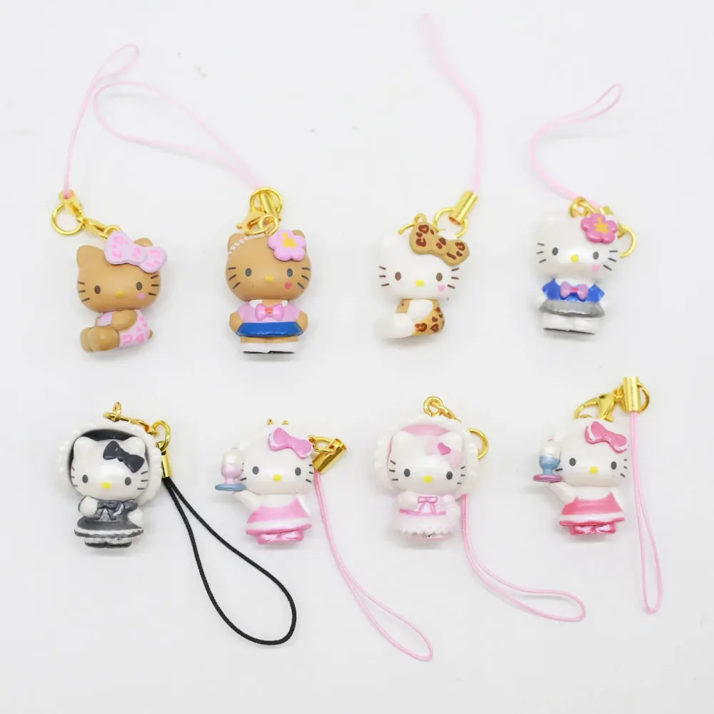 Sanrio Hello Kitty Trading Mascot Strap Vol.2 Mystery Blind Box Geschenke Spielzeugmodell Anime-Figuren Sammelornamente