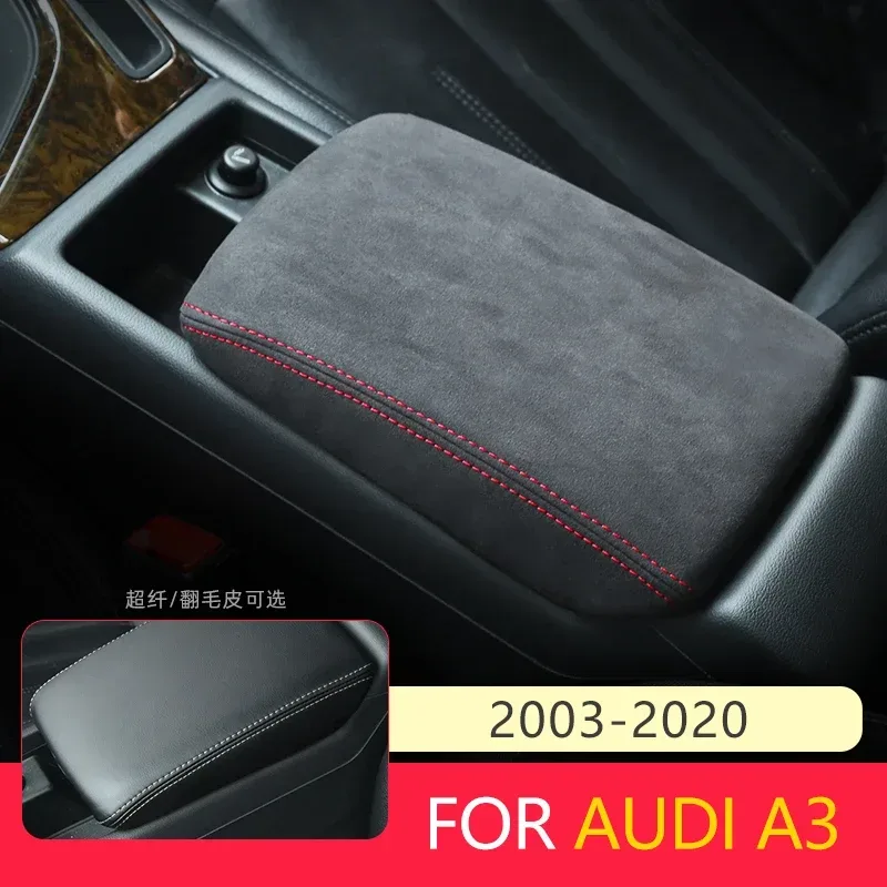 Für Audi A3 8P Zubehör 2003-2012 2013-2016 2017-2019 2020 8V S3 Innenraum-Schutzabdeckung für die Mittelkonsolen-Armlehnenbox