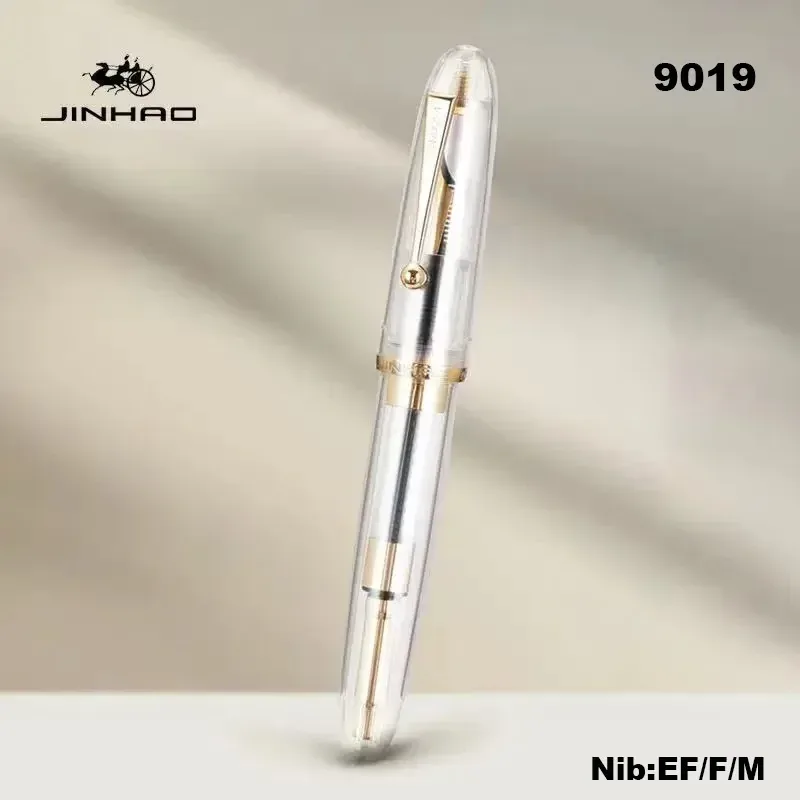 Jinhao 9019 Füllfederhalter Iridium EF F M Feder zum Schreiben von Kalligraphie, Unterschrift, 2,6 mm Kartusche, Schule, Bürobedarf, Schreibwaren