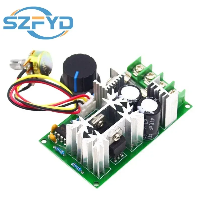 DC10-60V DC Motor Drehzahlregler 12V 24V 36V 48V Hochleistungs-Antriebsmodul PWM Motordrehzahlregler 20A Stromregler