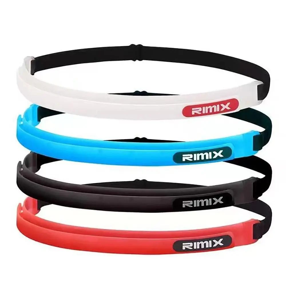 Bonbon farbe Silikon Sport Stirnband Schweiß band Haarband zum Laufen Radfahren Yoga Joggen Basketball Fitness Gym Schweiß band
