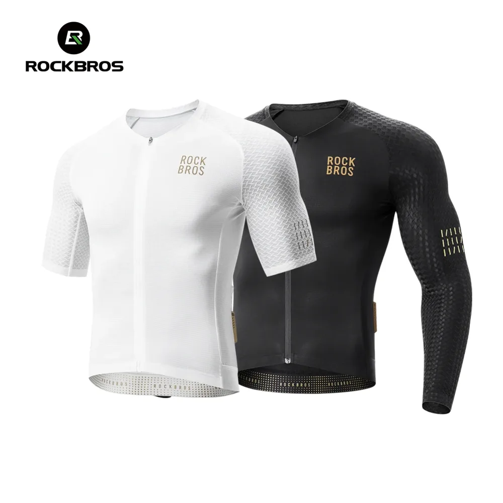 ROCKBROS Sommer Rad trikot Kurzarmhemd leichte reflektierende hochela tische atmungsaktive Trikot Männer MTB Fahrrad bekleidung