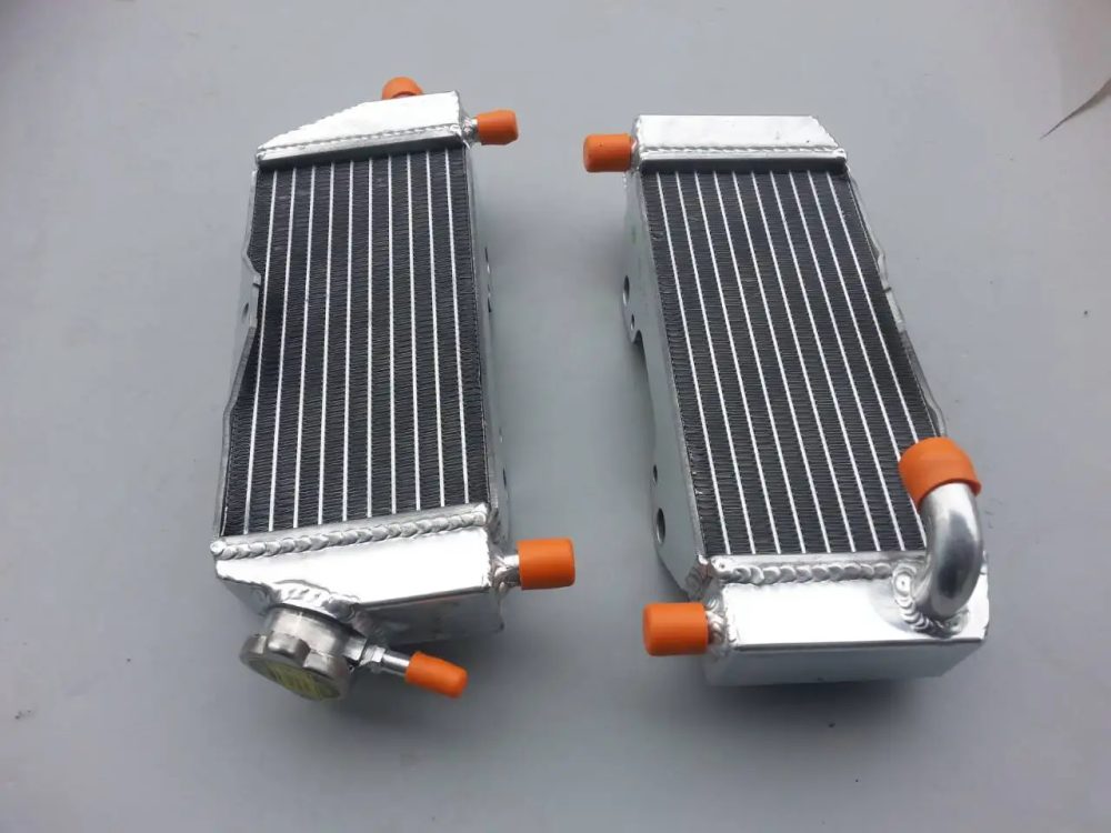 Für 2003 2004 Kawasaki KX250 KX250 Aluminium Kühler Kühler Kühlung Kühlmittel