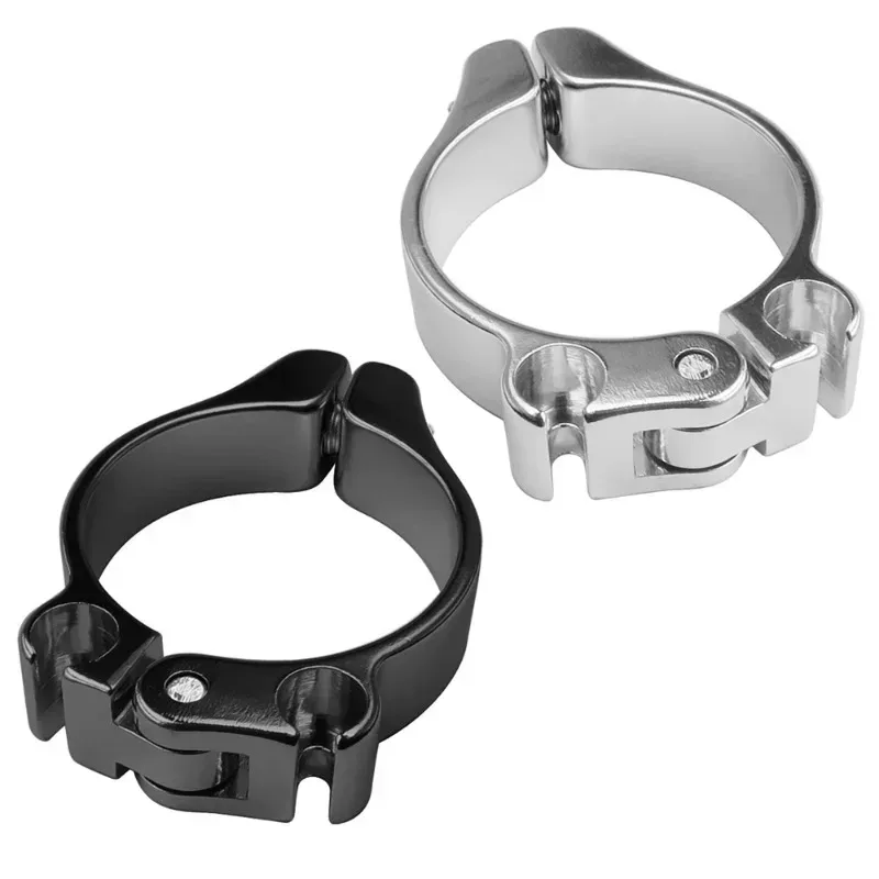 28,6/31,8/34,9mm Fixed-Gear-Schalthebel Bremsen Vorderer Schaltwerk-Aluminium-Doppelhohlkabelhalter Kabelstopper Kabelführung