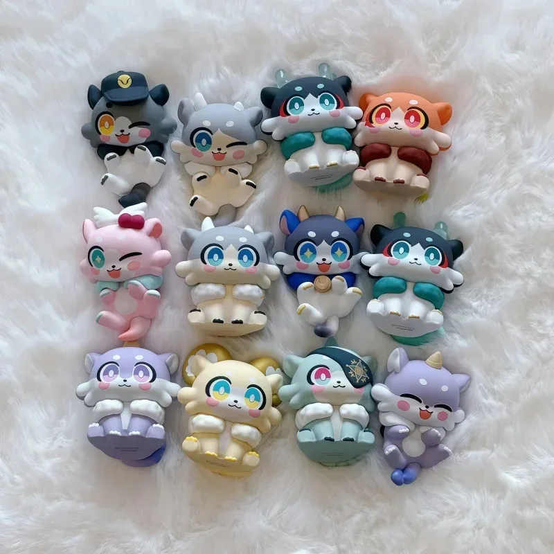 Honkai Star Rail Awoo Awoo Chimera Serie Blind Box Mini Cosplay Desktop Ornamente Cartoon Zubehör Maskottchen Überraschung Geschenke