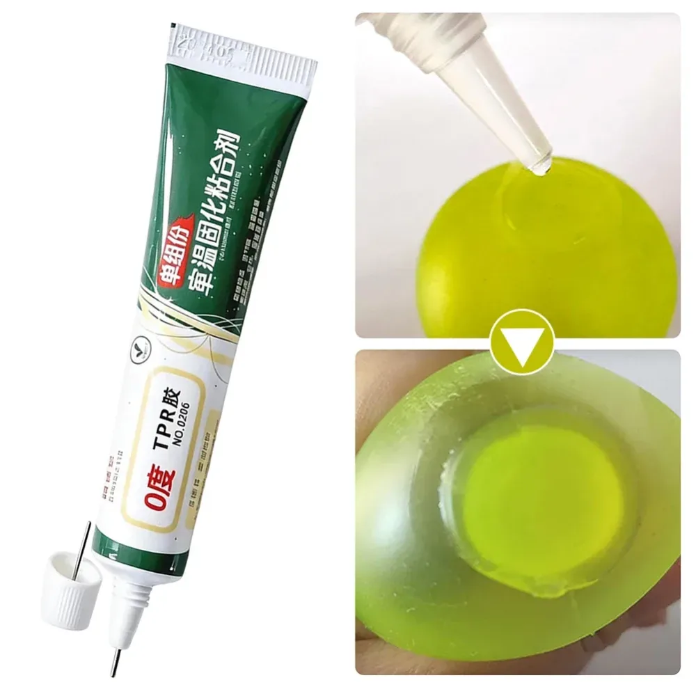 20 ml TPR-Kleber für Squishies-Spielzeug, bei Raumtemperatur aushärtender Klebstoff für Stressball-Squishies-Reparaturen, DIY-Handwerksstudio