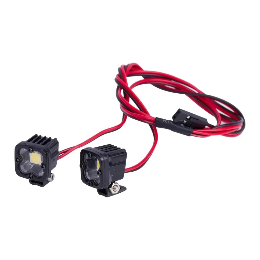 RC Auto Quadratische Helle LED-Oberlichter Scheinwerfer Spotlight für 1/8 1/10 RC Crawler Axial SCX10 III CJ7 Wraith Simulation DIY Teile