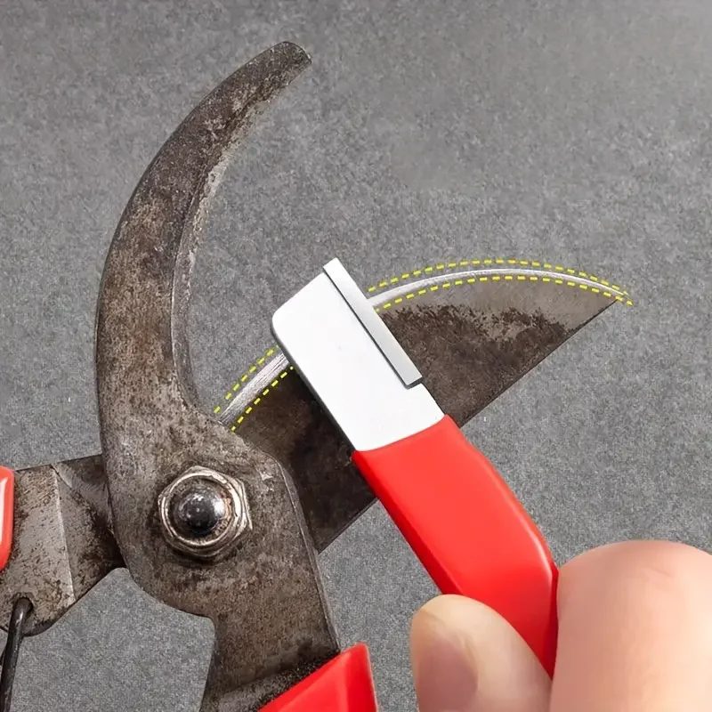 Professioneller Küchenmesserschärfer ?Precision Edge? ? Schleifstein aus Wolfram- und Diamantkeramik für alle Klingen, einschließlich Gartenschere