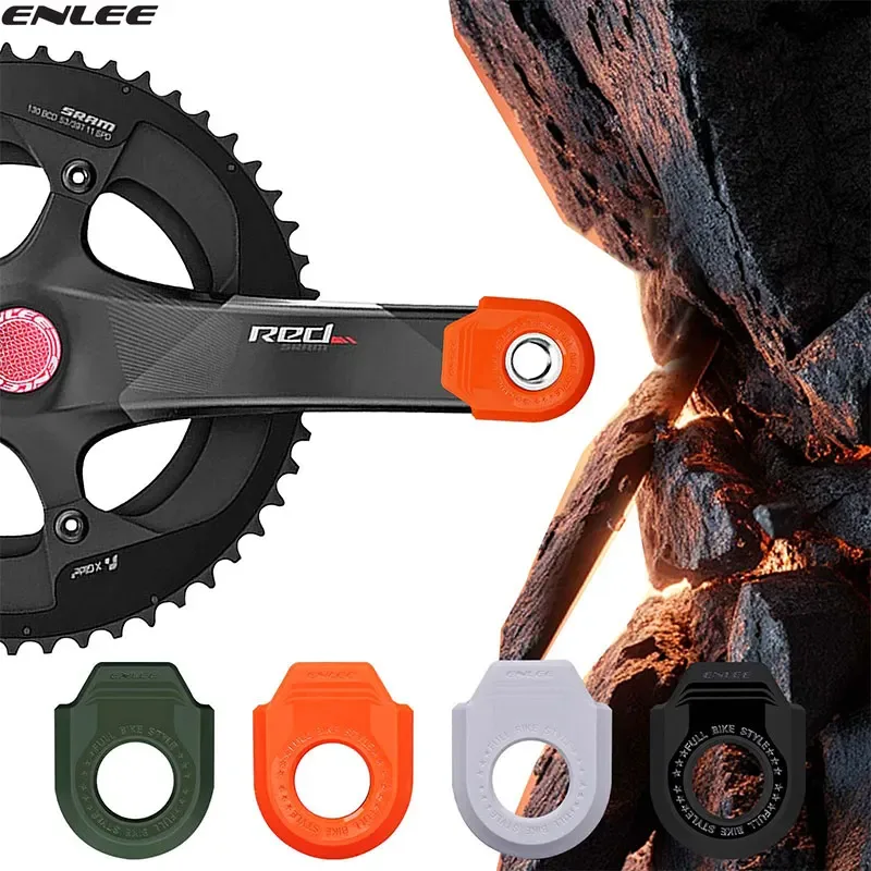Fahrrad Kurbelschutz Mountainbike und Rennrad Kettenblatt Kurbelschutz TPU Universal Kurbelschutz