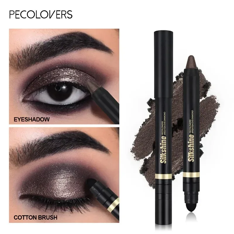 Wasserdichter und schweiß fester doppel endiger Lidschatten stift 20 Farben Augen highlight aufhellen Augen Augen kosmetik auf natürliche Weise