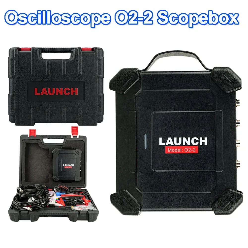 LAUNCH X431 Oszilloskop O2-2 Scopebox 4 Kanäle 100MHz USB DC Kompatibel mit PRO3S+ V5.0 / PAD V elite / X431 V 5.0 / V+ /PRO3S+ V5.0 OBD2 Diagnosewerkzeugen