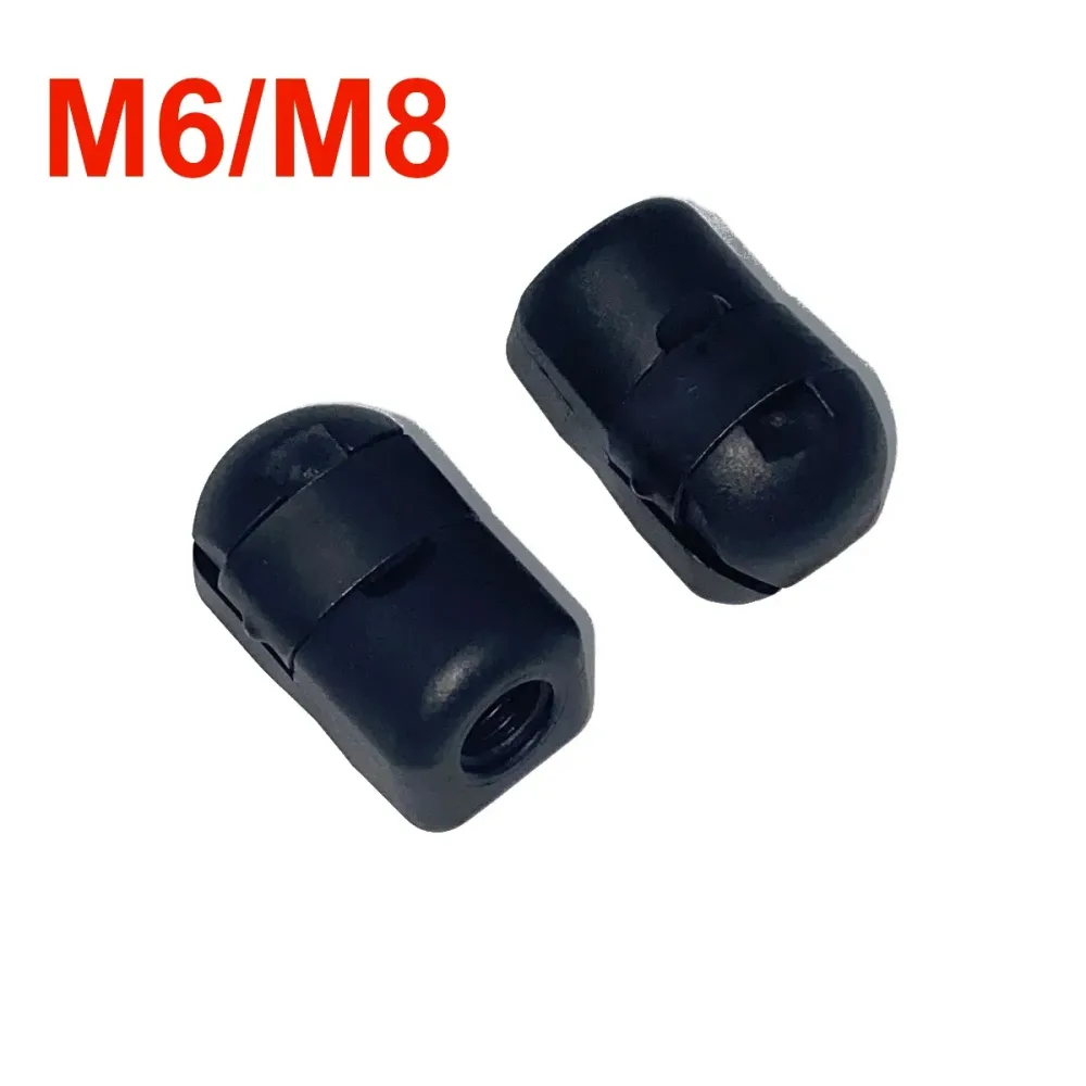 2Pcs M6/M8 Innengewinde Zubehör Auto Gas Frühling Lift Unterstützt Dämpfer Ersatz Feste Ende Fitting Anschlüsse