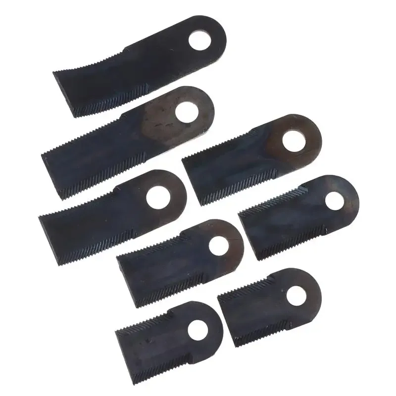 Stroh-Rückführmaschine, Graszerkleinerer, gezahnter Messerhammer/Klinge, Zubehör für Wagen-Rasenmähermesser