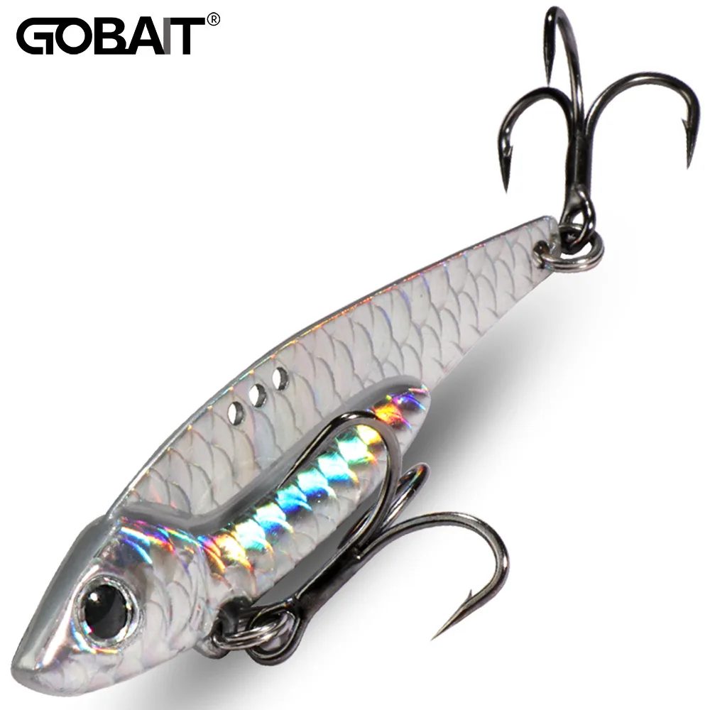 Spinner Löffel Metall Jig Köder 7g 10g 16g 20g VIB Sinking Blade Spinning Drillinge Spinnerbait pesca Hecht Karpfen Meer Angeln Köder