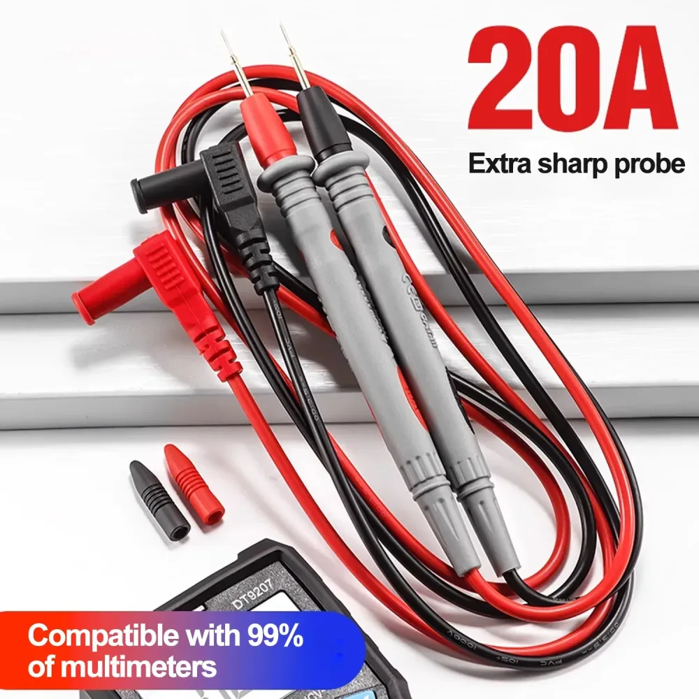1000V 20A Digital-Multimeter-Prüfspitzen-Testleitungen Universelle Nadelspitzen-Multimeter-Testerleitungen Prüfstiftkabel