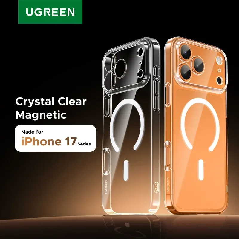 UGREEN Magnetische Hülle für iPhone 18 17 Pro, stoßfeste Abdeckung für iPhone 17 16 15 14 Pro 17pro max, kompatibel mit Magsafe Macsafe.