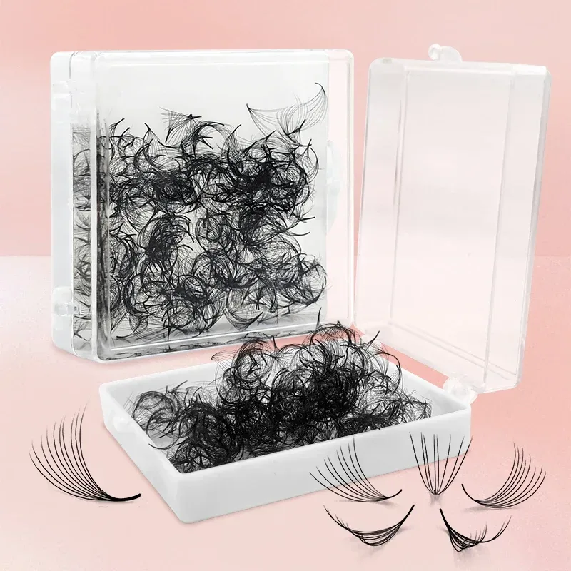 Blossom Lashes 500 Vorgefertigte Wimpern-Fächer, C CC D Curl, Lose Volumen-Wimpern, Vorgefertigte Wimpernverlängerungen
