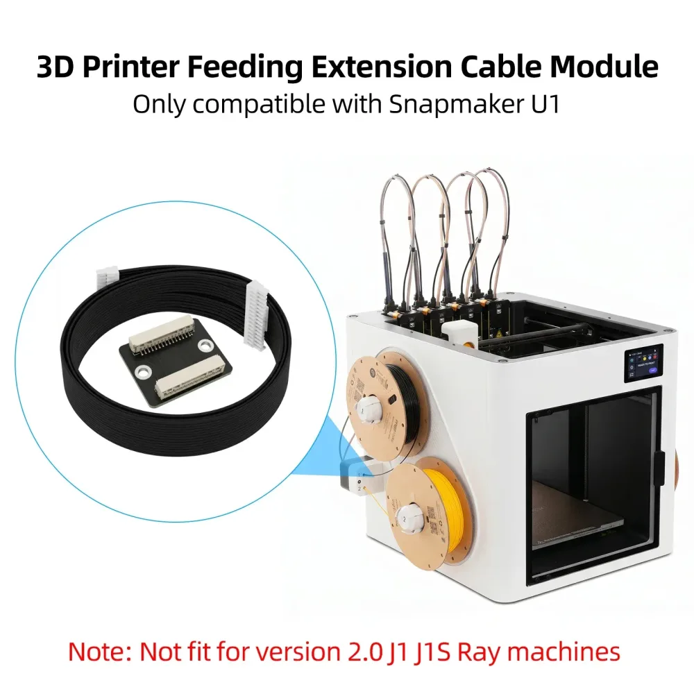 Verlängerungsleitungsmodul-Adapterplatine und verlängertes Flachkabel, geeignet für Snapmaker U1 3D-Druckerzubehör