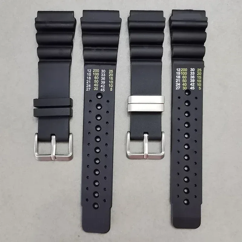 ND Limits Diver Silikonarmband 20mm 22mm 24mm für Seiko Water Ghost Resin Herren Sportuhrenarmband für Casio Citizen Promaster
