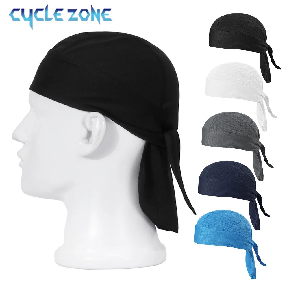 Fahrrad-Stirnband, schweißableitende Kappe, Fahrrad-Kopftuch, schnell trocknende Sonnenschutzhut, Kopftuch für Outdoor-Radsport, Sport-Bandana