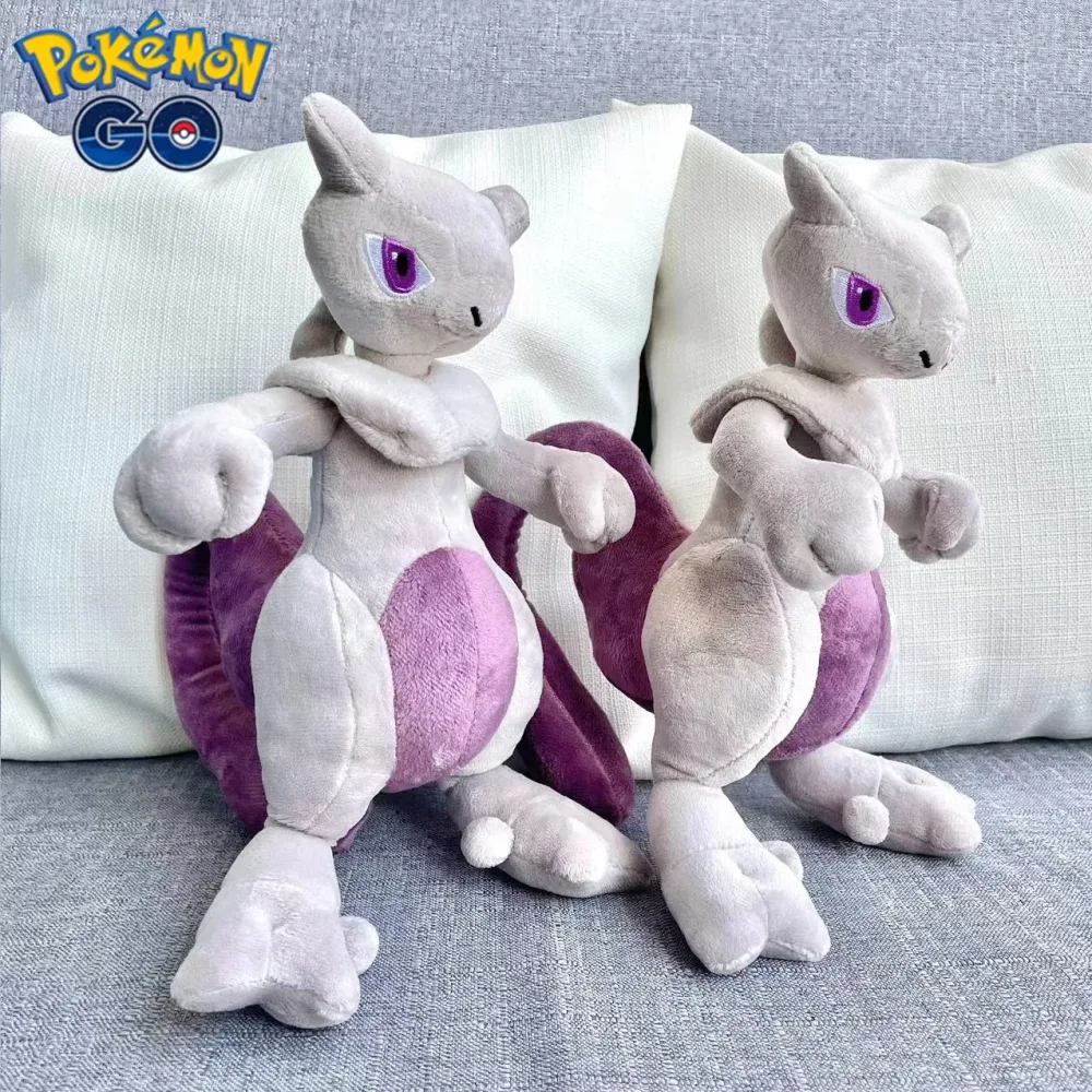 Pokemon Mewtwo Plüsch tier 30cm Anime Cartoon Stofftier Baumwolle Kissen Sofa Puppe Party Geschenk für Kind Junge Mädchen Raum dekoration