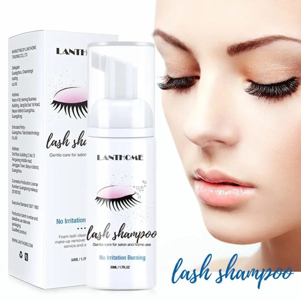 Eyelash Shampoo Gentle Cleansing Eyelash Grafting Non-irritating Cleaning Mousse Foam Cleaning Tool