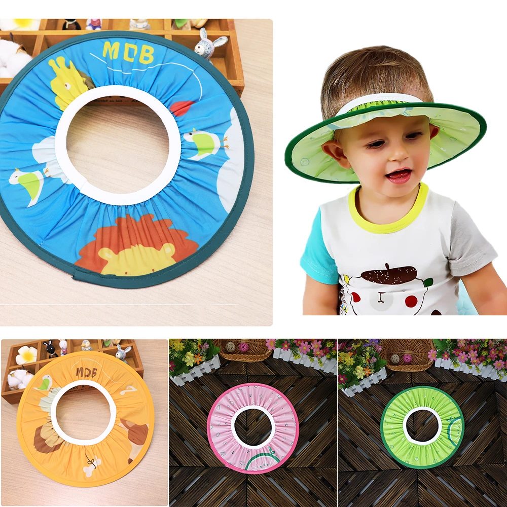 Baby Shower Cap Shampoo Wash Hair Shield Bath Hat Direct Visor - Waterproof Prevent Water In Ear for Kid Child