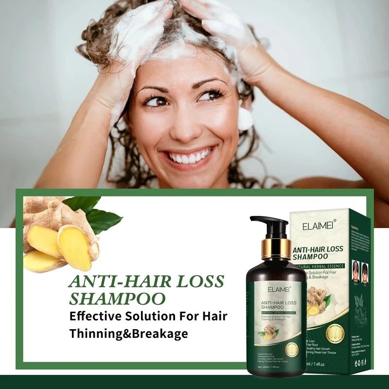 Ginger shampoo conditioner removes the scalp and strengthens the hair root deep cleansing moisturizing anti-dandruff oil control