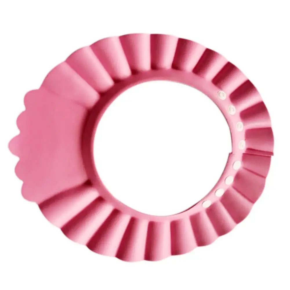Baby Shower Caps Adjustable Soft EVA foam Shampoo Shield Baby Kids Bathing Shower Wash Hair Hat