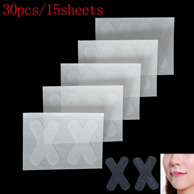 30Pcs Sleep Strips Advanced Gentle Mouth Tape Nose Sleeping Less Mouth Breathing Better Breathe Health Care