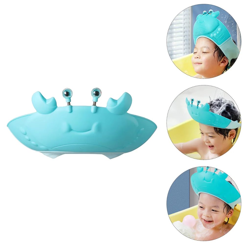 Cartoon Shampoo Hat Bathing Hat Ear Eye Protection Tool for Baby Kid Toddler