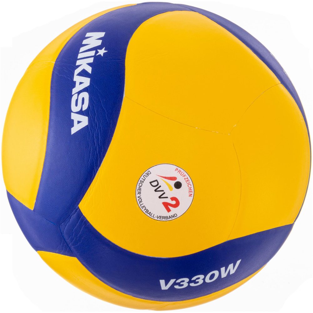 Mikasa V330W Volleyball Gelb, Herren, Größe: 5