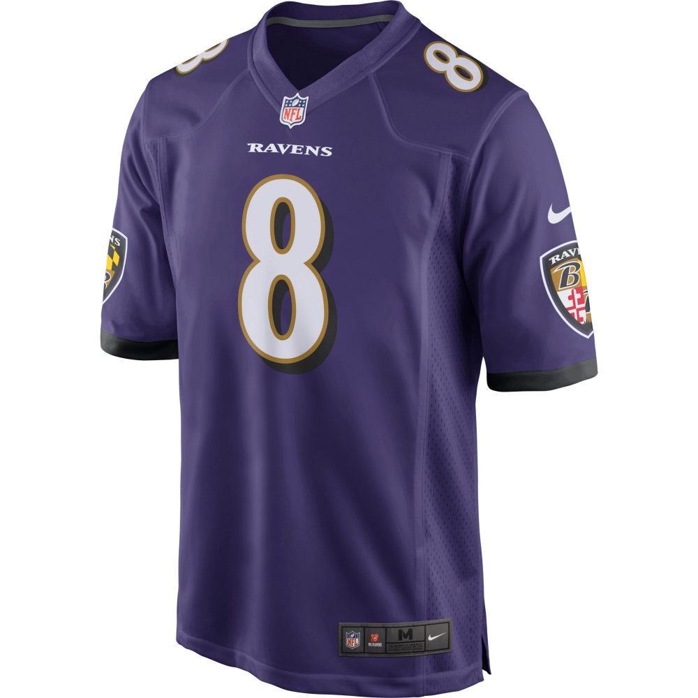 Nike Baltimore Ravens Lamar Jackson 8 Spielertrikot Herren