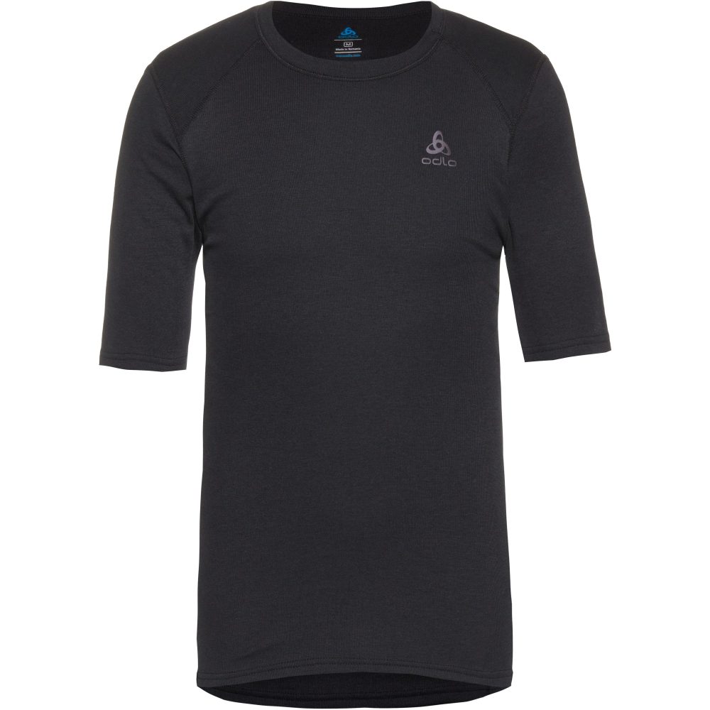 Odlo Active Warm Base Layer T-Shirt für Herren - Wandern, Ski & Snow - schwarz, L