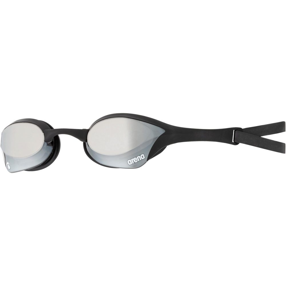 Arena Cobra Ultra Swipe Mirror Schwimmbrille schwarz, Harte GläserVerspiegelte Gläser