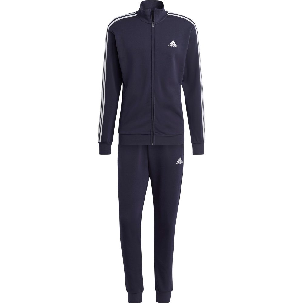 adidas BASIC 3-STREIFEN FRENCH TERRY Trainingsanzug Herren