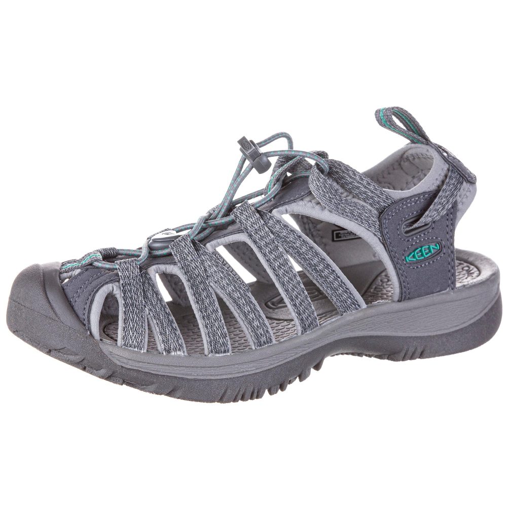 Keen Damen Whisper Sandale (Größe 40.5, Grau)