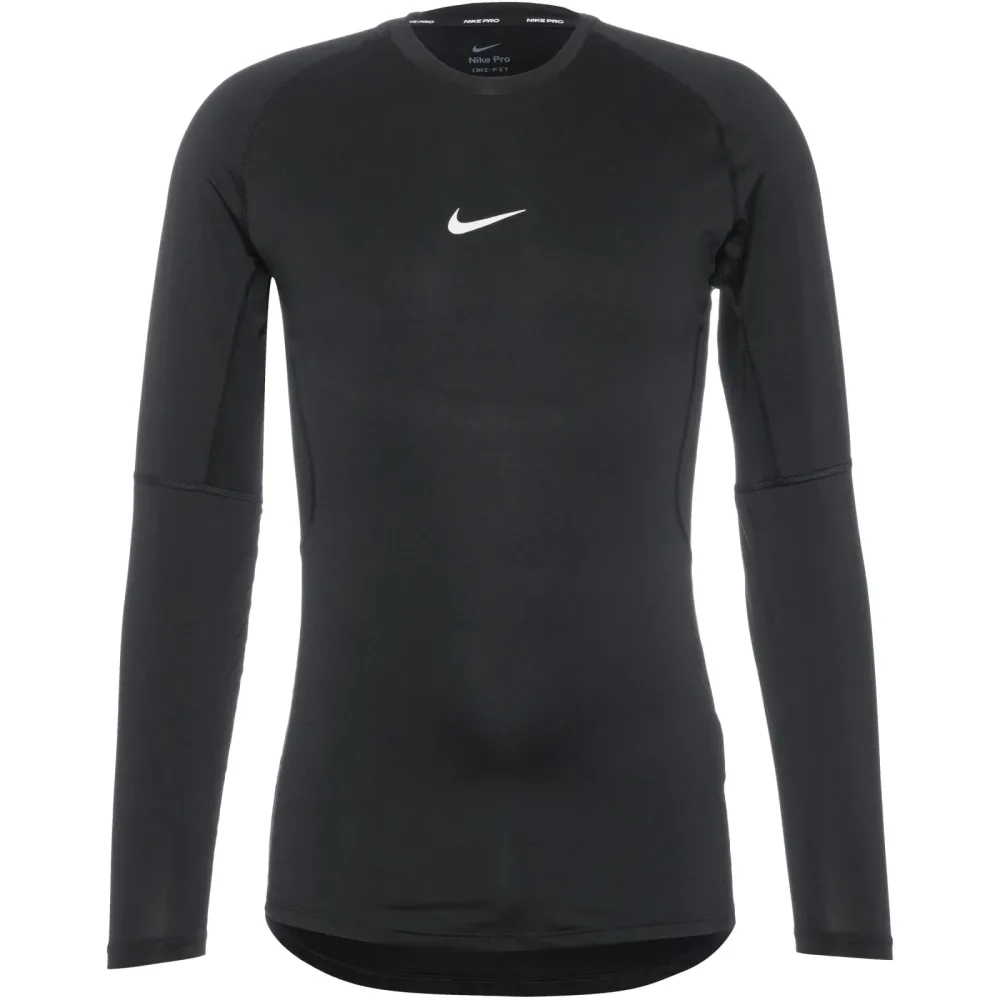 Nike - T-Shirt, langarm, für Herren, Black, Größe M