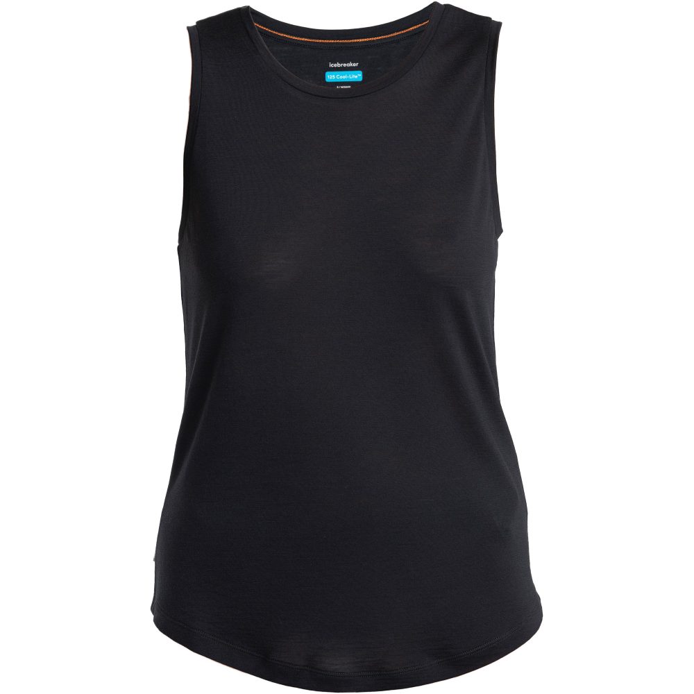 icebreaker Merino Blend 125 Cool-Lite™ Sphere Damen Top Schwarz, Damen, Größe: XL