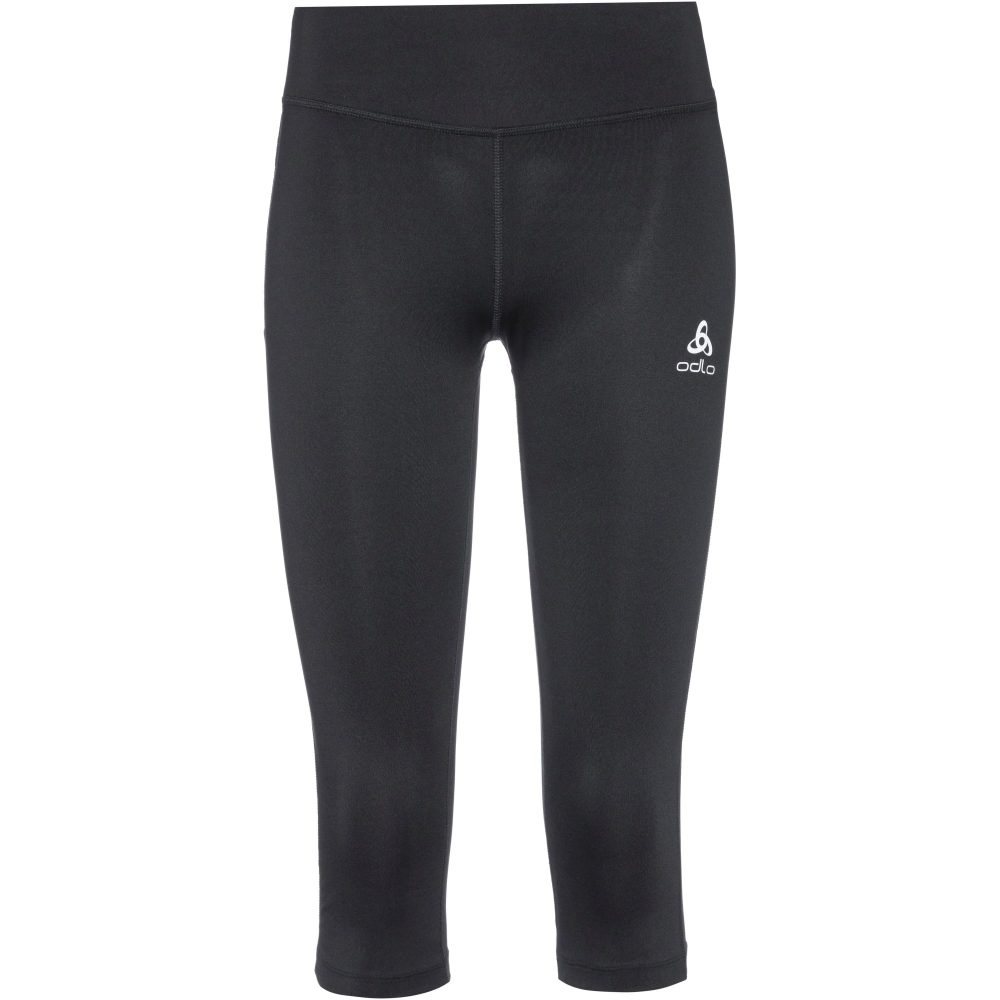Odlo Essential 3/4 Lauftights für Damen - Training, Running - schwarz, S