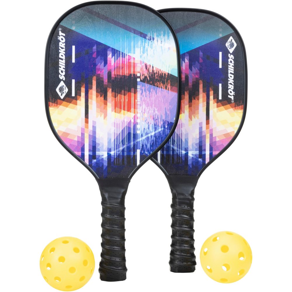 Schildkröt - Pickleball Set, Pickleball Set incl. 2 TPE Lochbällen, One Size, Multicolor