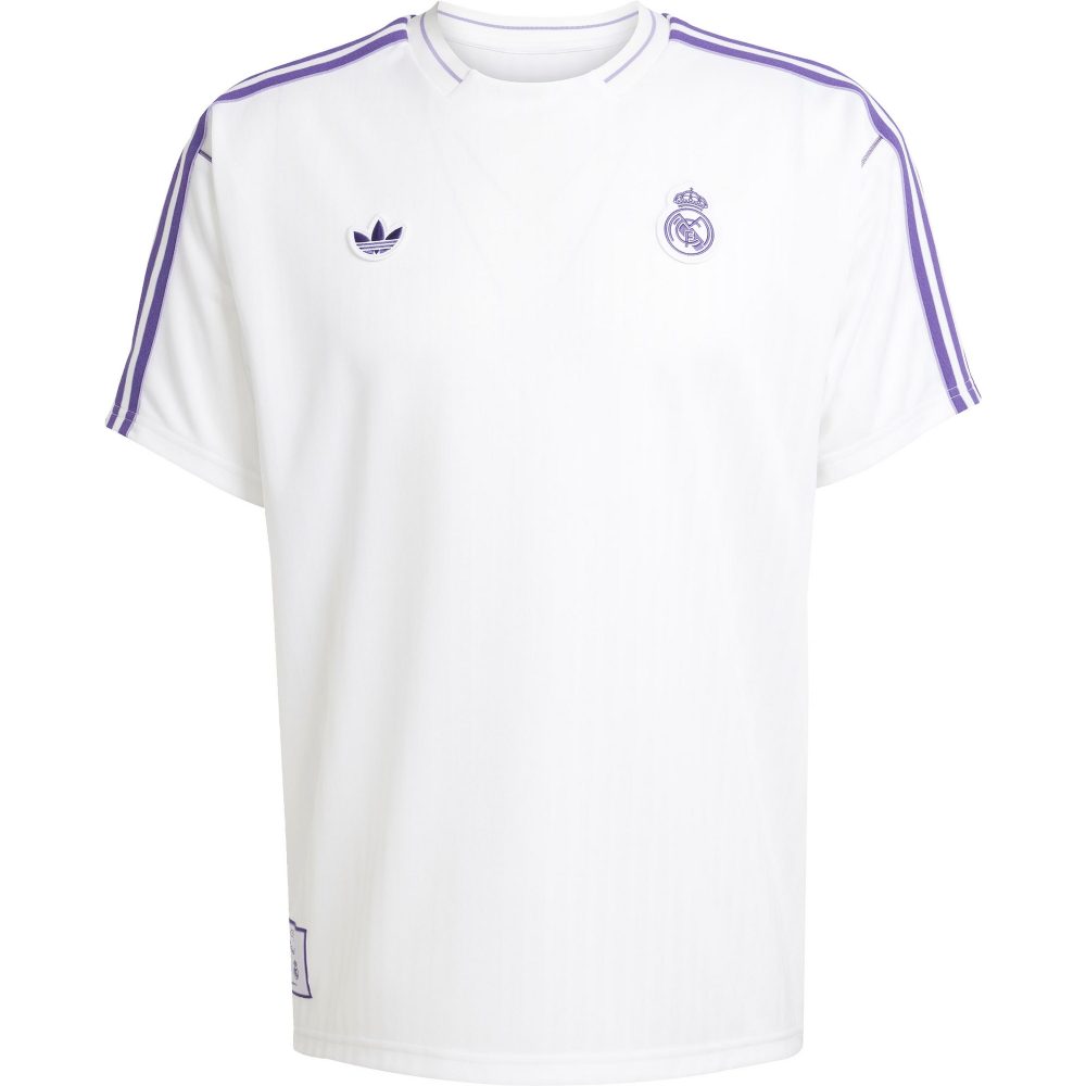 adidas Real Madrid Icon T-Shirt Weiss, Herren, Größe: XL