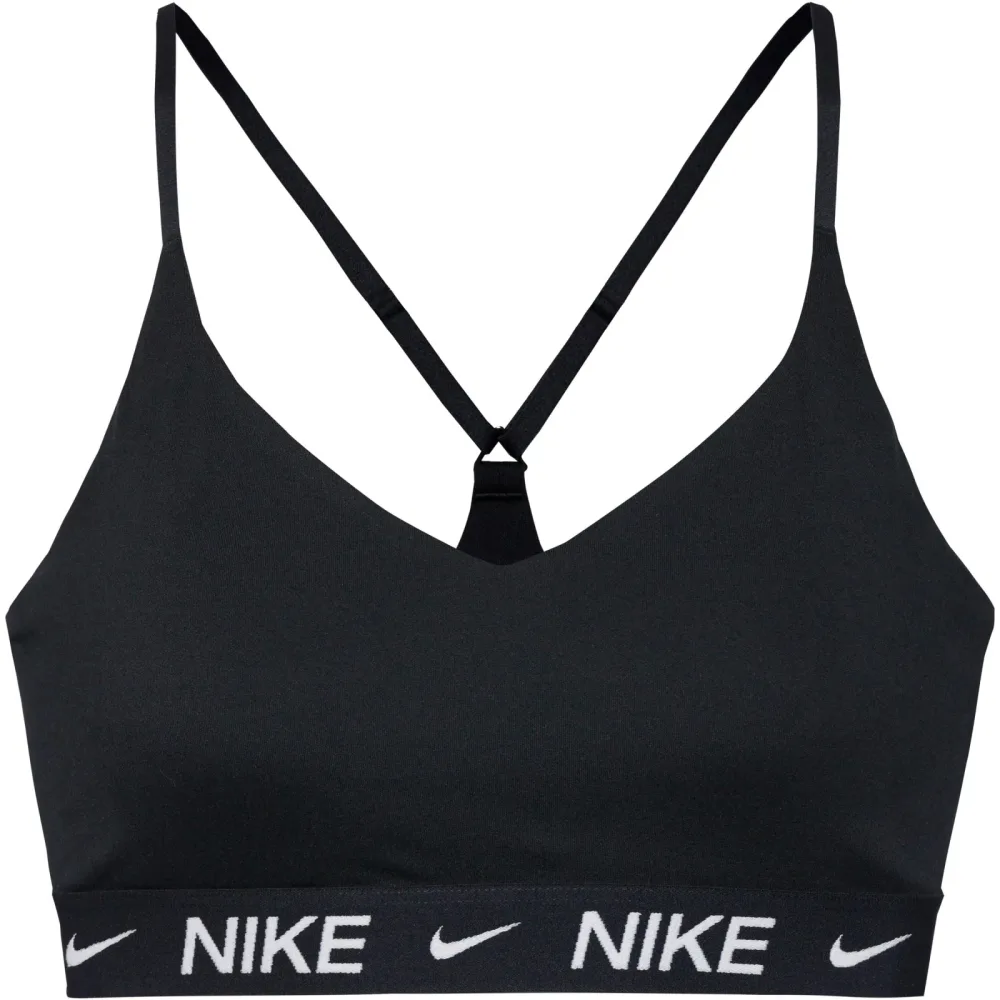Nike - Sport-BH, Light Support mit Racerback, BH,bügellos,oWatte, XL, Grau