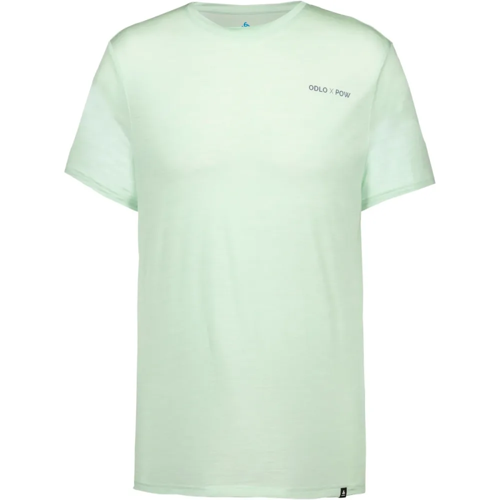 Odlo Odlo X Pow Merino Tencel T-Shirt für Herren - Wandern, Casual Comfort - grün, S