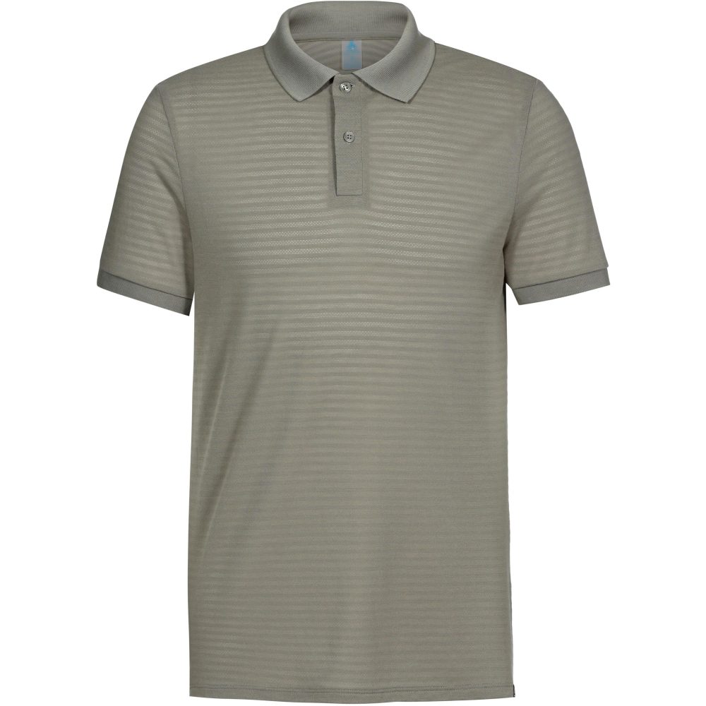 Odlo Ascent Natural Poloshirt für Herren - Wandern, Casual Comfort - grün, S