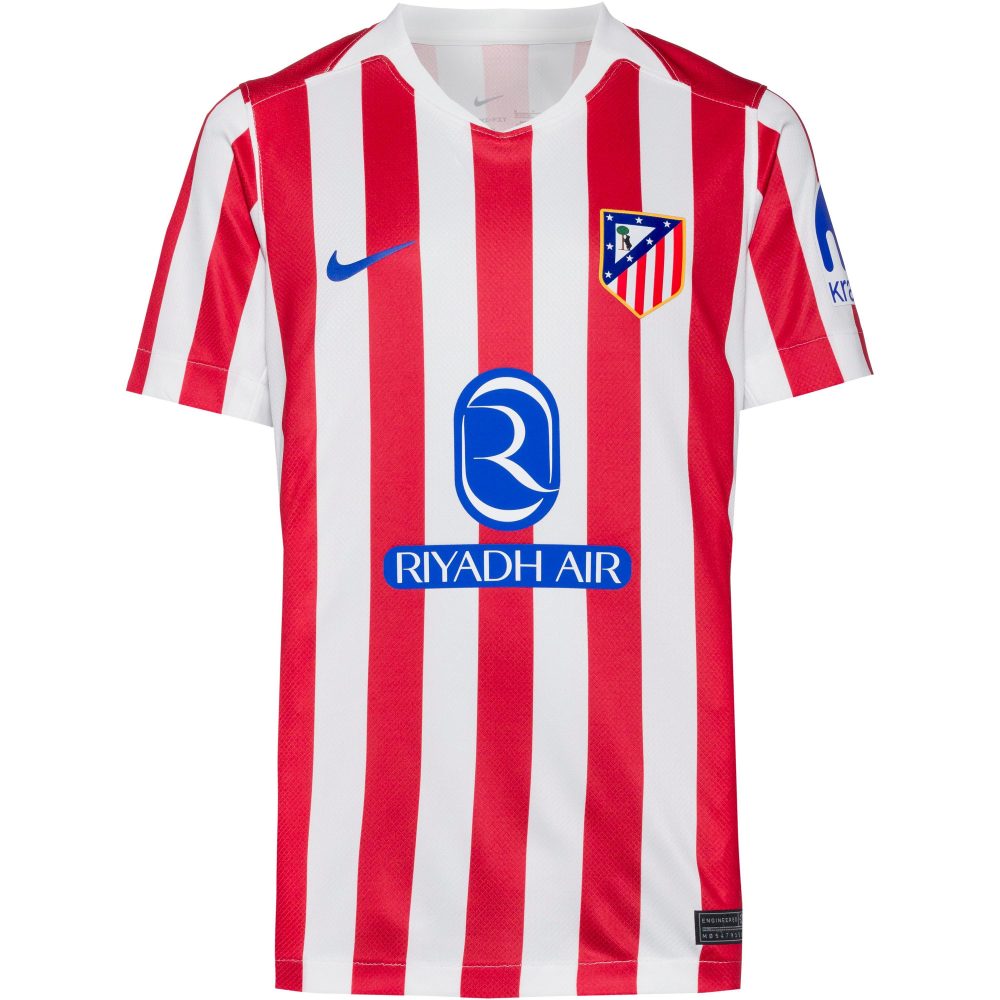 Nike Atlético Madrid Home Replica Kinder Fussballtrikot 25/26 Rot, , Größe: 128