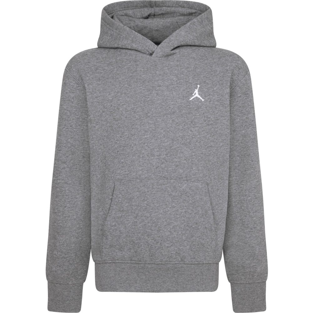 Jordan Brooklyn Fleece Kapuzensweatshirt - Carbon Heather M Kids